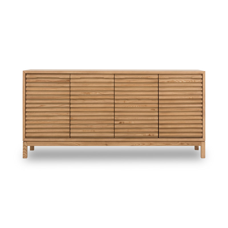 Pindall 162.56cm Solid Wood Sideboard