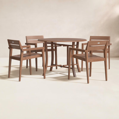 Kinsler Eucalyptus Patio Dining Set