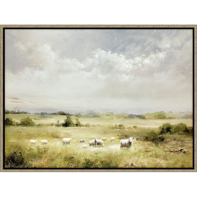 «Grazing Serenity», art mural sur toile