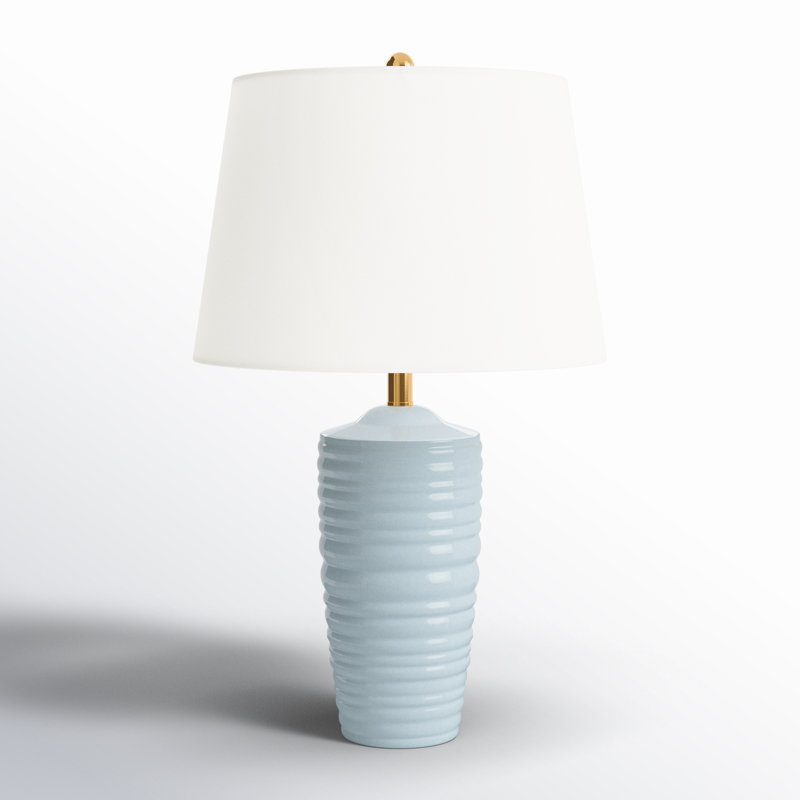 Ceramic Table Lamp, Frosted Anglia