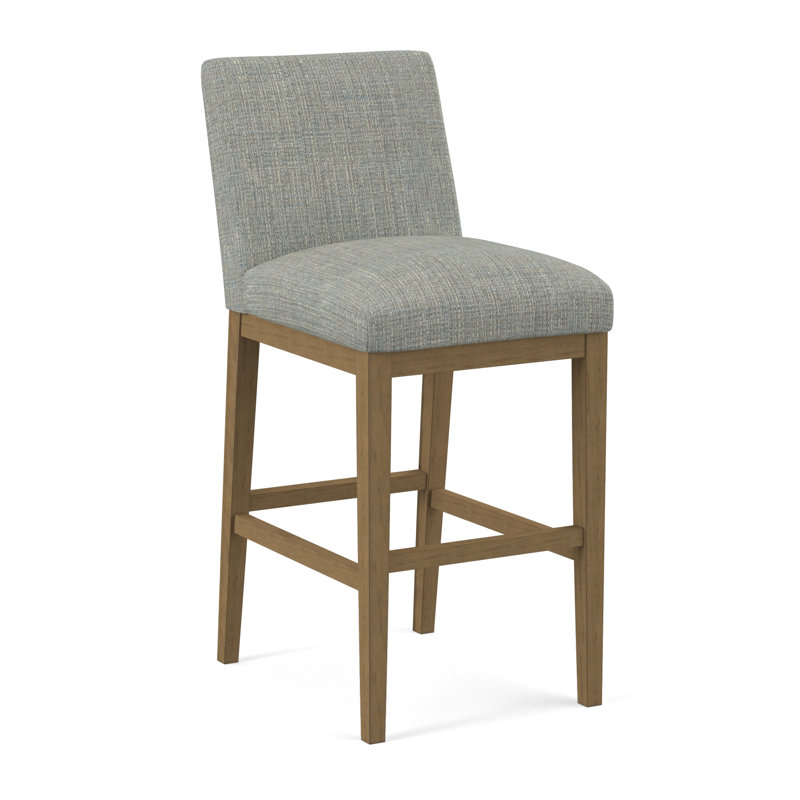 Upholstered Stool, Evolution Caribou, Beachwood