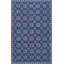 Capistrano Geometric Area Rug in Blue/Silver/Ebony-464242329