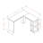 Computer Desk, Home Office, Corner, Storage Shelves, 48"L, L Shape, Work, Laptop, Laminate-2058823576