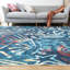 Merzglyphs by Katie Merz Galaxy Teal Space Machine Washable Area Rug-2015811633