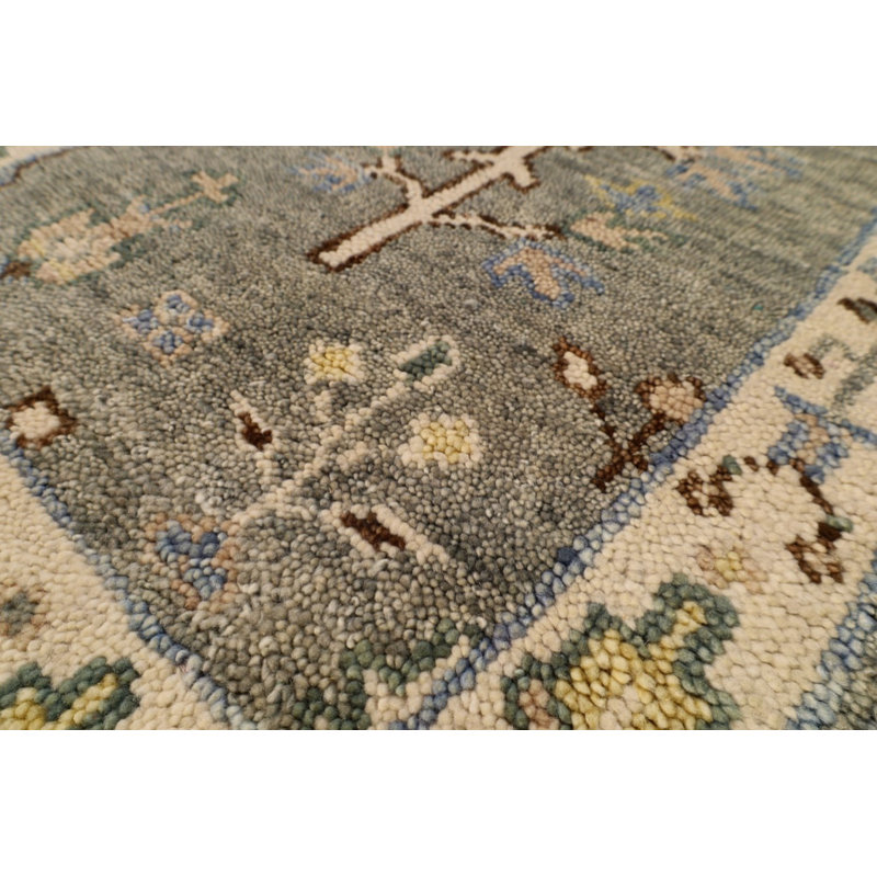 Bakshaish Oriental Area Rug in Gray