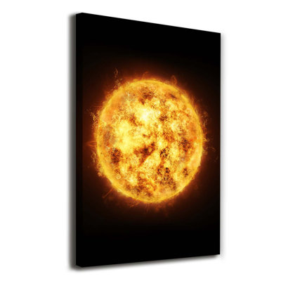 Sun - Wrapped Canvas Print