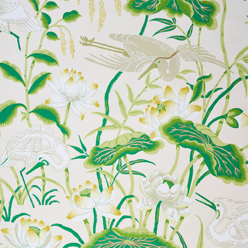 Lotus Garden Wallpaper, Leaf