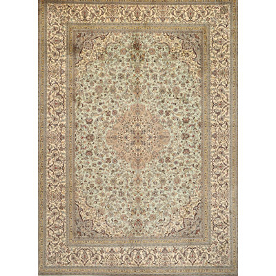 Tapis gris/brun traditionnel Jattin