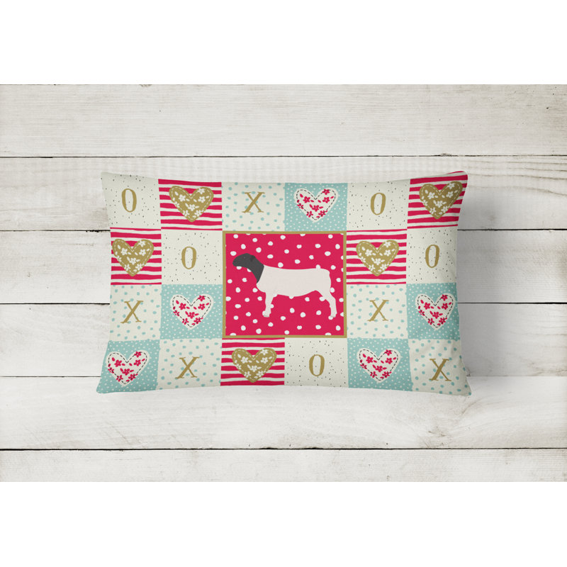 Patchwork Outdoor Throw Pillow
