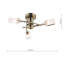 Nevaeh Glass Semi Flush Mount-13189312