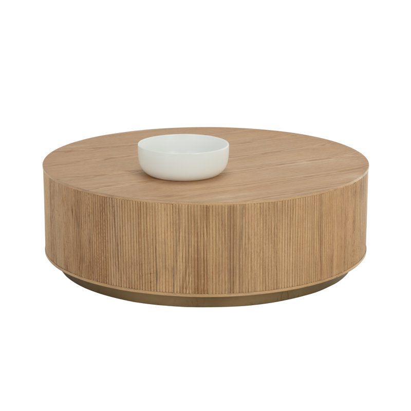 TABLE BASSE KALLA - CHÊNE RUSTIQUE - Brun