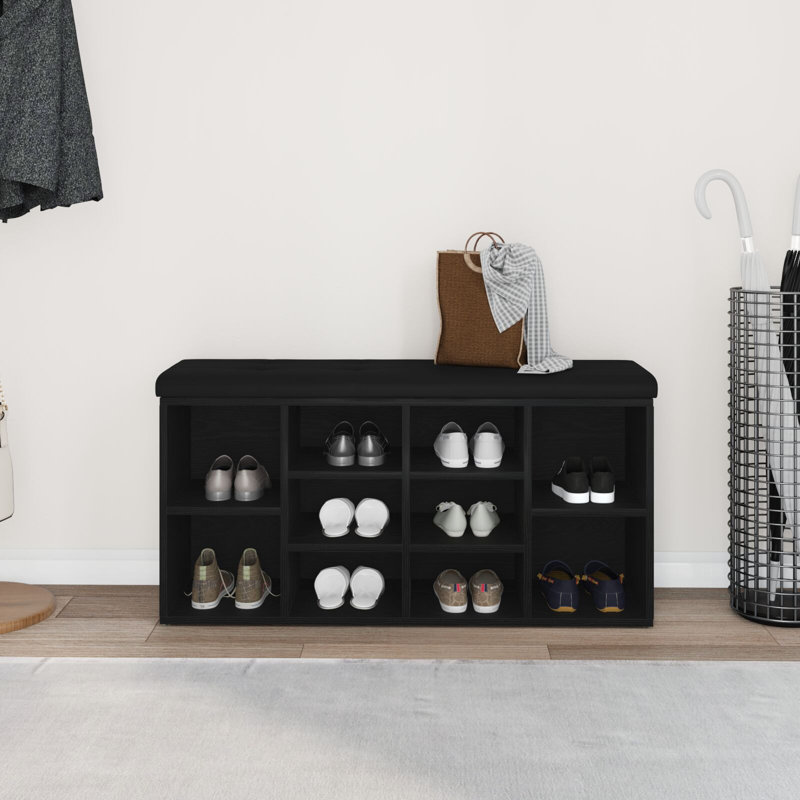 10 Pair Shoe Storage Bench