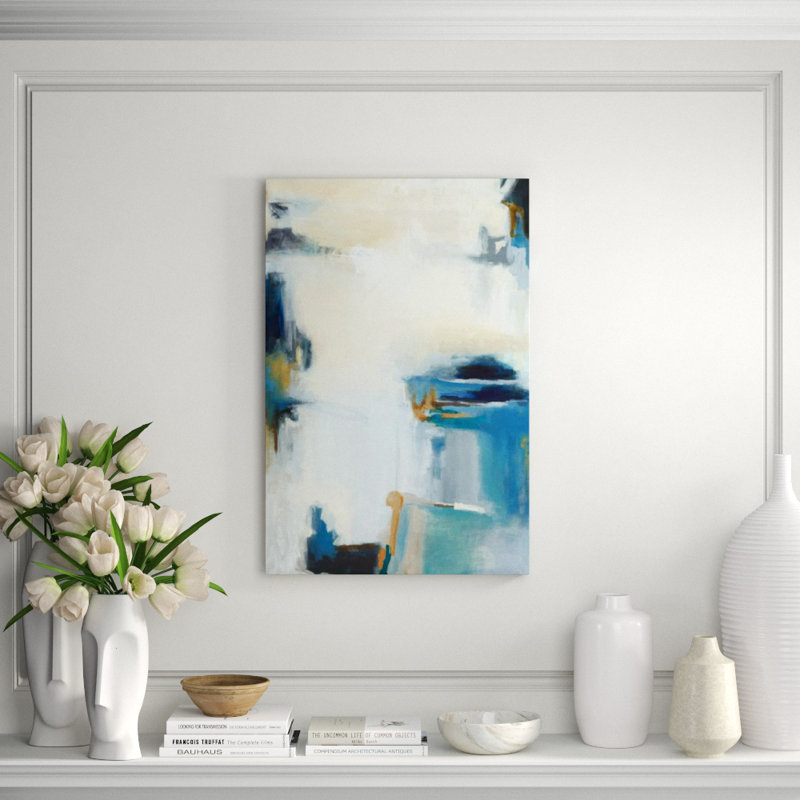 Blue City Print by Samuel Kane, 75" H x 50" W, Outdoor