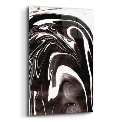  'Yinyang 2' by Alicia Ludwig Acrylic Glass Wall Art, 16" x 24"