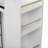 Pet-Friendly Kitchen Island End Table with Sliding Doors and Ample Storage
