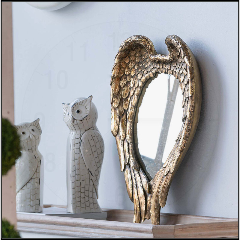 Miroir d'appoint en forme de cœur exquis pour plusieurs pièces