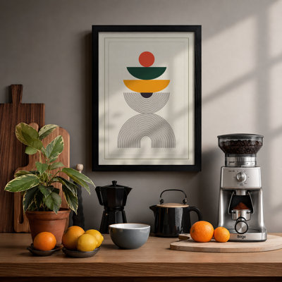 Balance Geometric - Framed Print