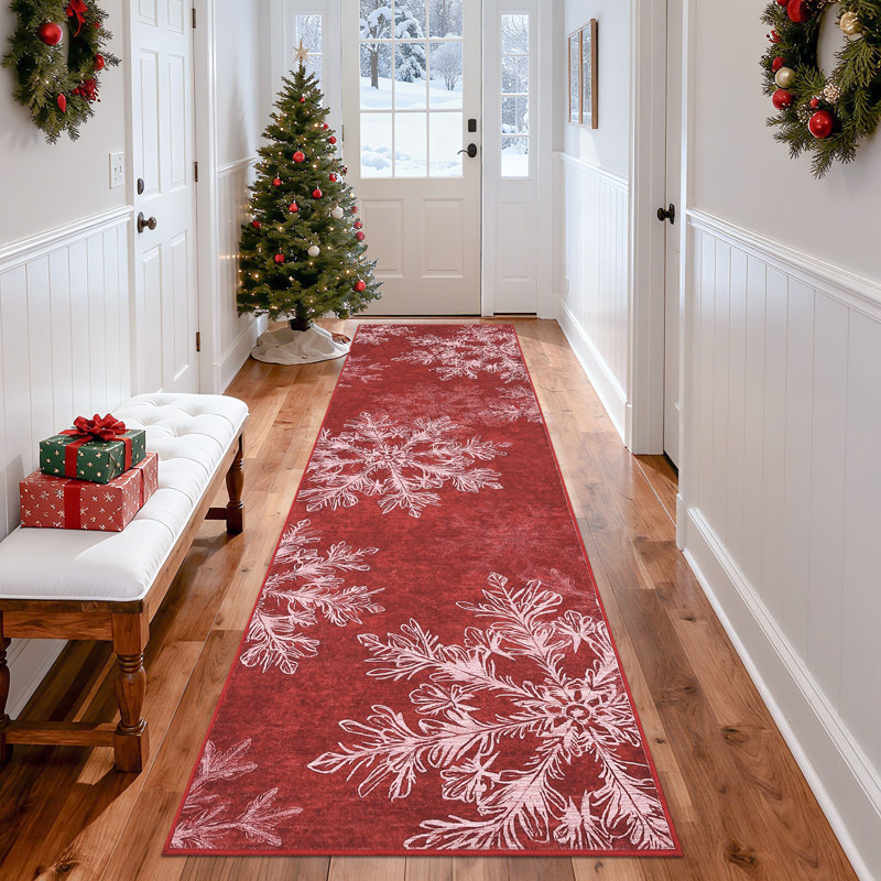 Geometric Washable Area Rug, 60*180cm