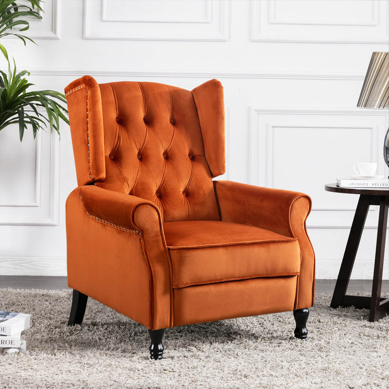 Druv Recliner, Caramel Flannelette