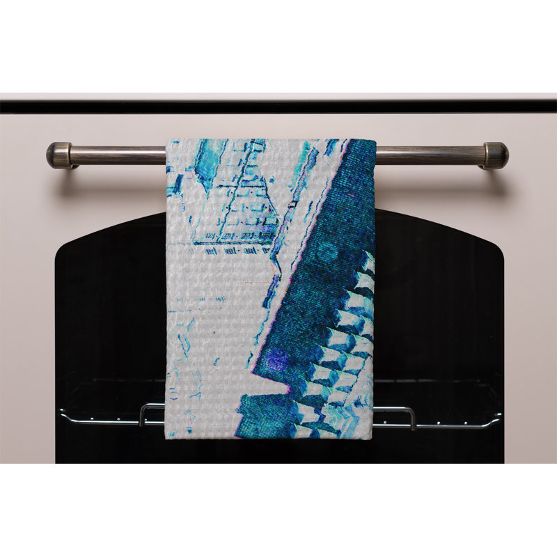 Cotton Tea Towel Kitchen Towel, Blue
