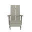 Chaise Adirondack d'extérieur avec repose-pieds Brady-88681429