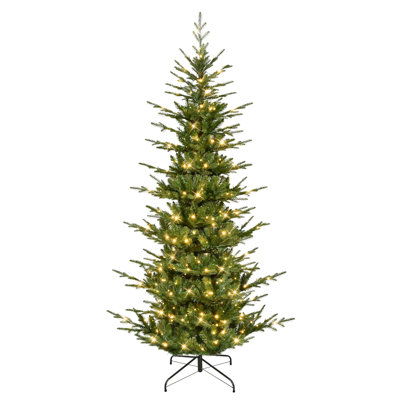 Slim 7.5' Pre-Lit Spruce Tree