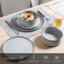  Service de table en grès 12 pièces Sleek Line - Service pour 4-407905216
