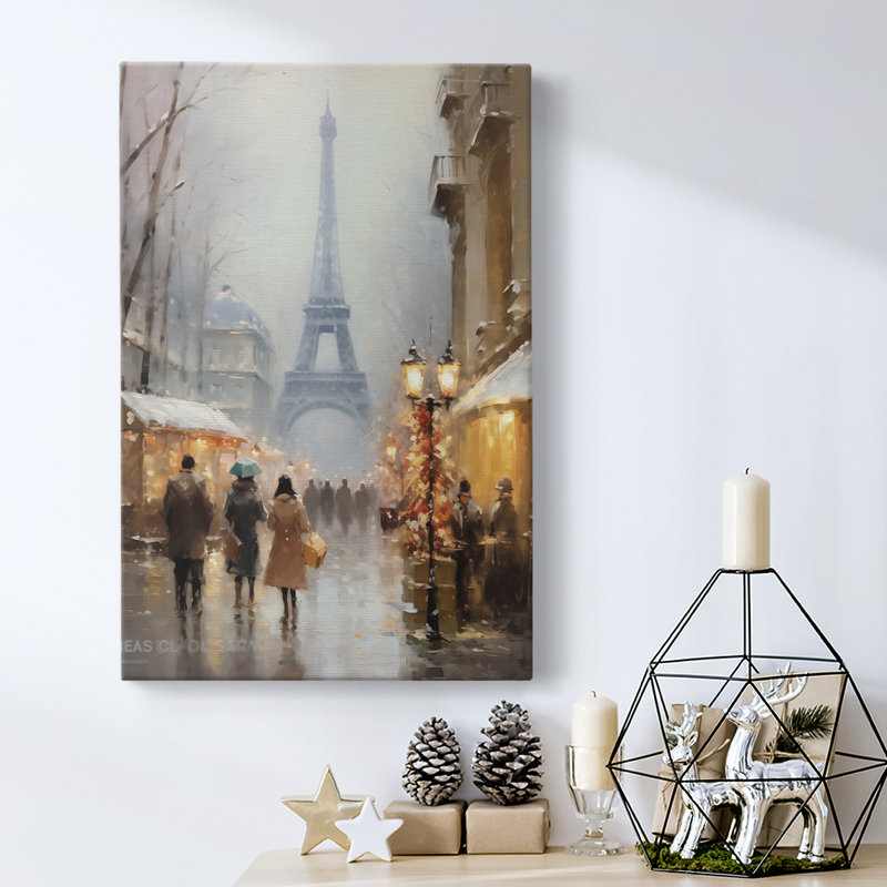 Art des Fêtes de Noël - Toile tendue avec châssis DCCxxviii, H 24 po x l 16 po