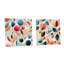 Clarendon - Ensemble de 2 verres muraux abstraits en acrylique-103928109