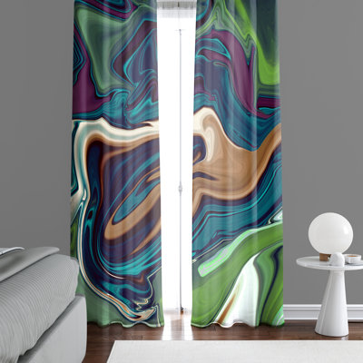 Semi Sheer Curtain Panel Pair