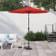Delaplaine 9' Solid Octagon Market Umbrella with Push-Button Tilt