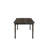 Claudia II Weathered Gray Finish Dining Table