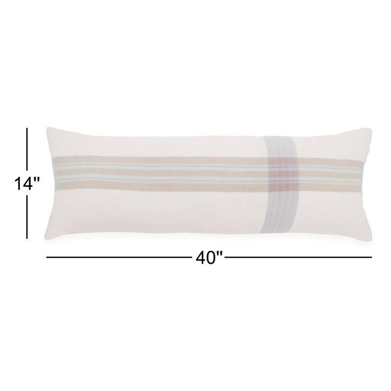 Geneva Lumbar Pillow Cover & Insert, 14"H x 40"W