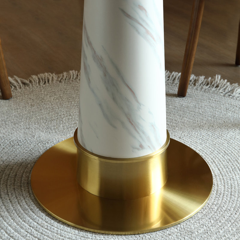 Table de salle à manger blanche