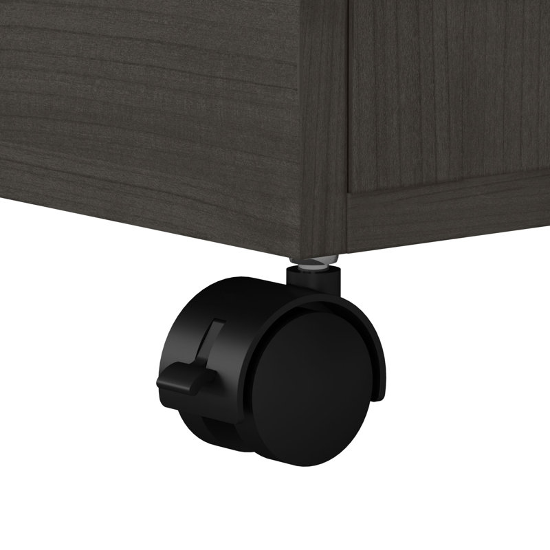Office 500 Collection Computer Desk, Charcoal Maple