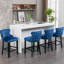 Tabouret de comptoir rembourré 26,70 po Tevy-1005414986-983889690