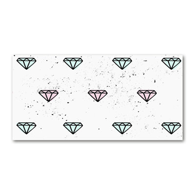 Diamonds - Wrapped Canvas Print