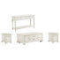 Geisler Lift Top Storage Cocktail Table With 2 Chairside End Table And Sofa Table