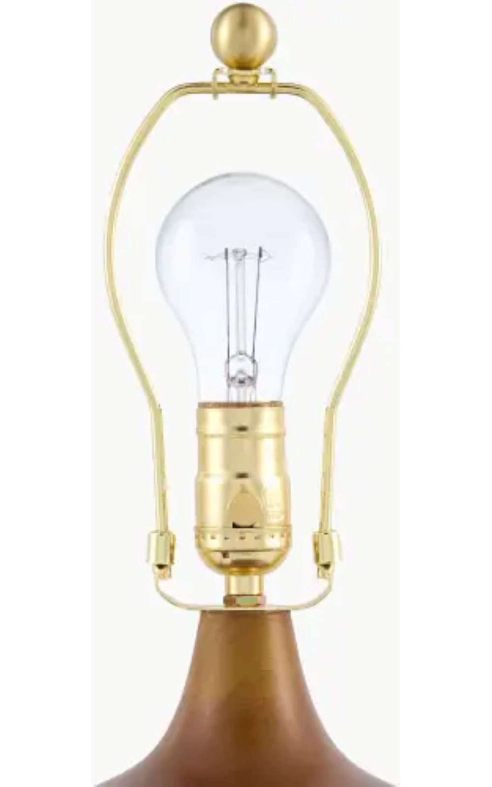 Ceramic Table Lamp, Beige, Gray