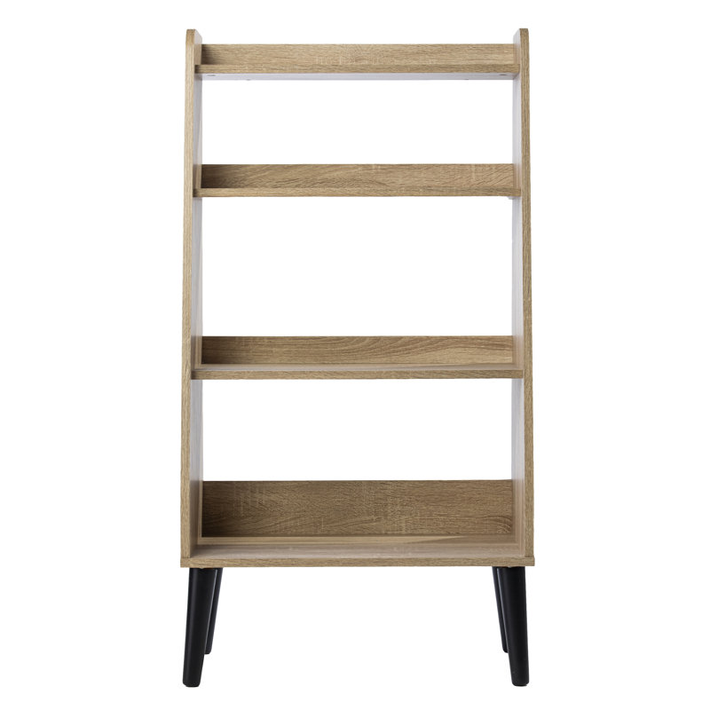 Ashalee Ladder Bookcase, Natural/Black