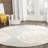 Cannen Hand Tufted Wool Floral Rug-1952380548