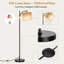 Lampe sur pied traditionnelle RVB avec télécommande changeant de couleur pour la fête dans la chambre à coucher-1093667365