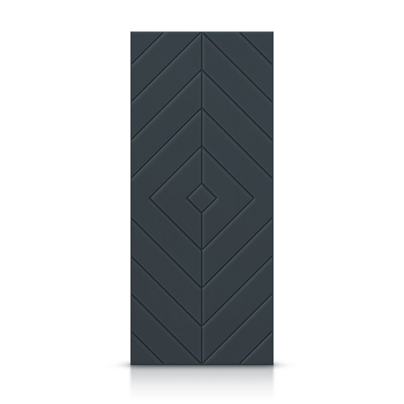 Porte standard à panneaux en bois, Gris anthracite, 36 po x 84 po