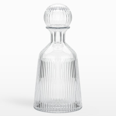 Vase en verre 11,5 "avec bouchon Elowen