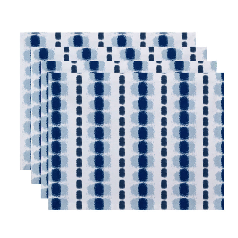 Napperon Normandie, Bleu
