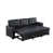 Similicuir noir est en rupture de stock