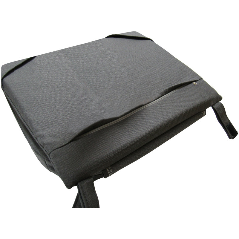 Tabouret d'extérieur 34 po avec coussin Masiyah, Noir, Très grand (siège d'une hauteur de 34 po)