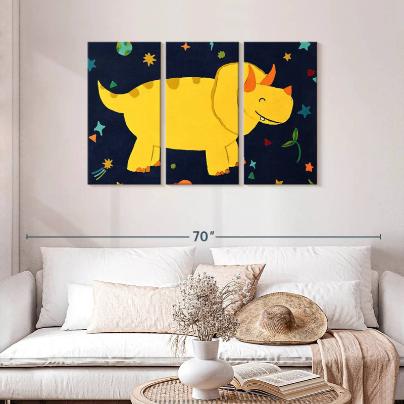 Starry Dinos II, 28" H x 45" W