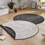 Bali Flatweave Black/White Rug-25281575