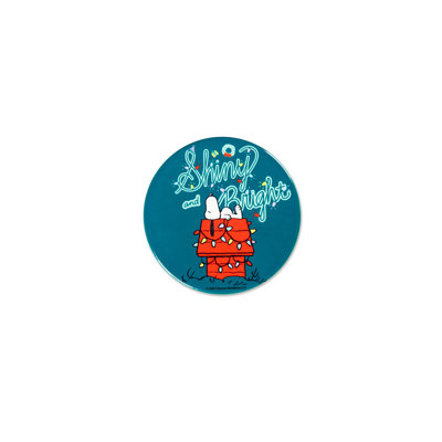 Peanuts Shiny And Bright Round 1 Piece Coaster